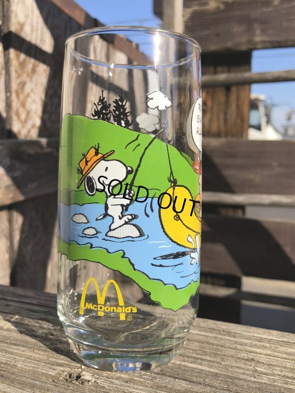画像4: 80s Vintage McDonald's Camp Snoopy Collection Glass (R347)