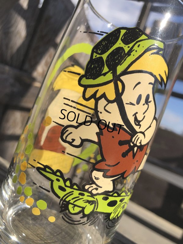 画像4: 80s Vintage Pizza Hut THE FLINT STONE KIDS Glass (R356)