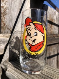 80s Vintage Hardee's Alvin & The Chipmunks Glass (R352)