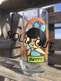 80s Vintage Pizza Hut THE FLINT STONE KIDS Glass (R357)