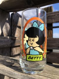 80s Vintage Pizza Hut THE FLINT STONE KIDS Glass (R357)