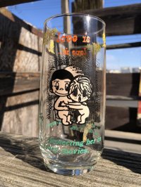 70s Vintage Los Angeles Time Kim Casali  Glass Love is ... (R358)
