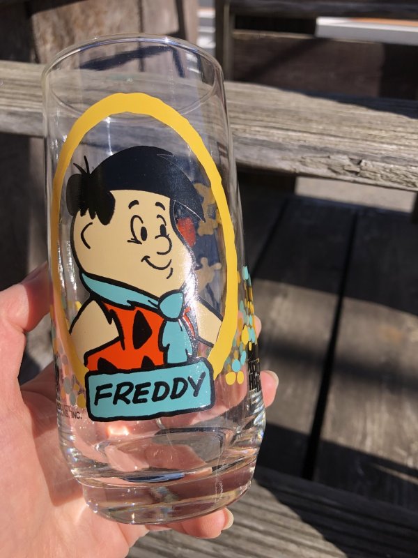 画像6: 80s Vintage Pizza Hut THE FLINT STONE KIDS Glass (R355)