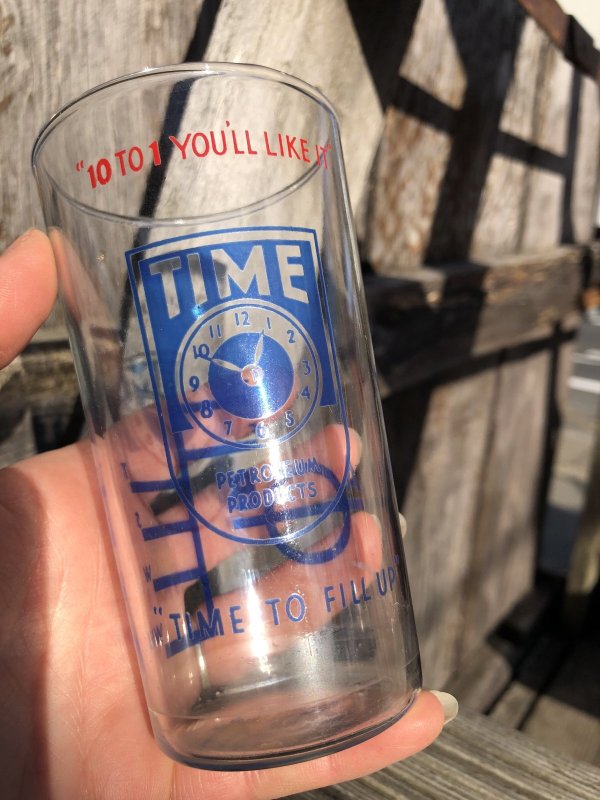 画像8: Vintage Glass Petroleum Products " TIME " (R378)