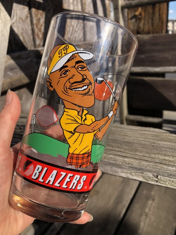 画像7: Vintage Dairy Queen Glass NBA Portland Trail Blazers '92-'93 TERRY PORTER (R373)