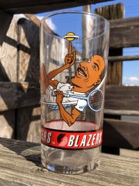 Vintage Dairy Queen Glass NBA Portland Trail Blazers '92-'93 CLYDE DREXLER (R374)