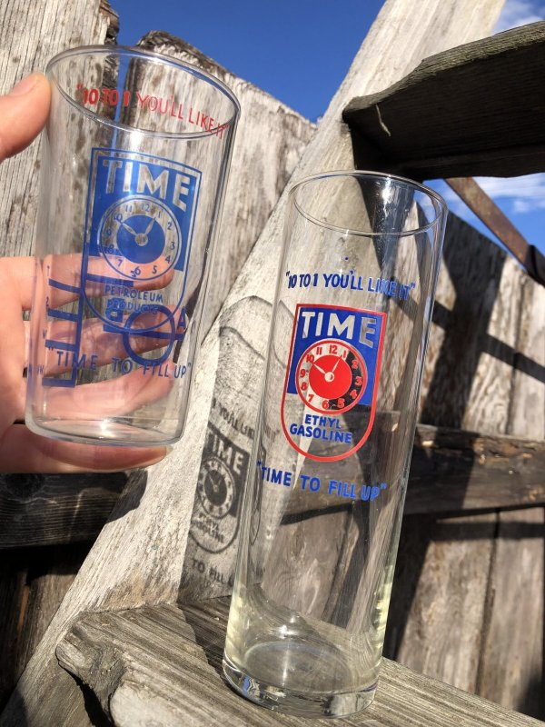 画像10: Vintage Glass Petroleum Products " TIME " (R378)