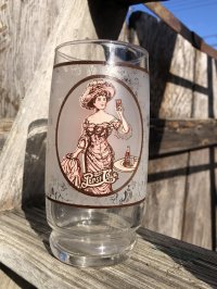 70s Vintage Glass Pepsi Cola Victorian (R372)