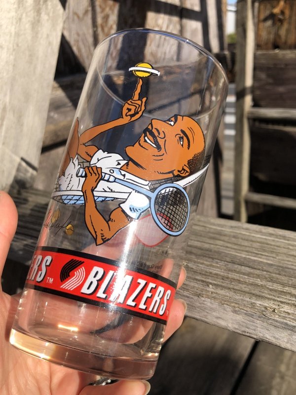 画像8: Vintage Dairy Queen Glass NBA Portland Trail Blazers '92-'93 CLYDE DREXLER (R374)