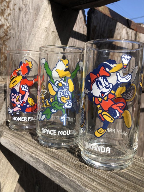 画像11: 70s Vintage Glass Walter Lantz WALLY WALRUS & HOMER PIGEON (R380)