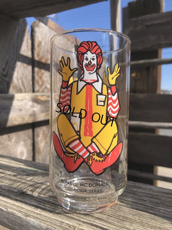 画像1: 70s Vintage Glass McDonaland Collector Series Ronald McDonald (R368)