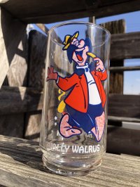 70s Vintage Glass Walter Lantz WALLY WALRUS & HOMER PIGEON (R380)