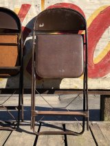 Vintage USA Metal Folding Chair Packer7 (B385)