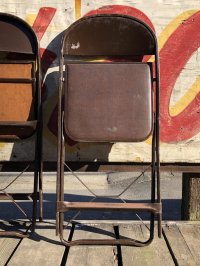 Vintage USA Metal Folding Chair Packer7 (B385)