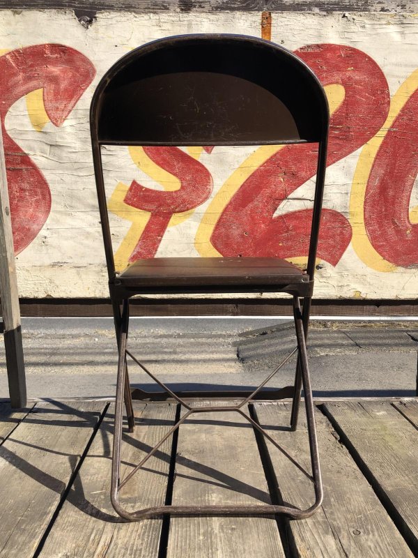 画像5: Vintage USA Metal Folding Chair Packer7 (B384)