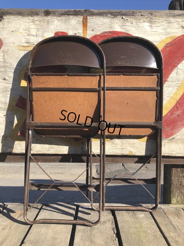 画像16: Vintage USA Metal Folding Chair Packer7 (B384)