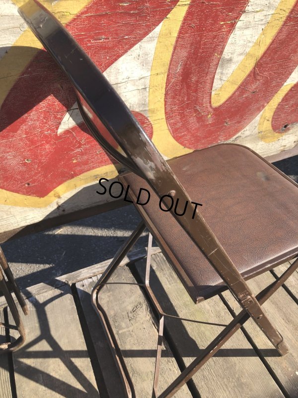 画像7: Vintage USA Metal Folding Chair Packer7 (B385)