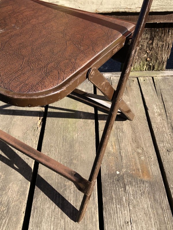 画像11: Vintage USA Metal Folding Chair Packer7 (B384)