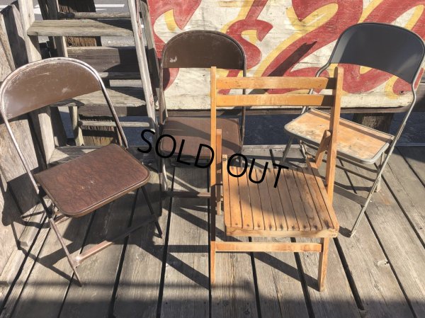 画像16: Vintage USA  Metal x Wood Folding Chair Clarin (B382)