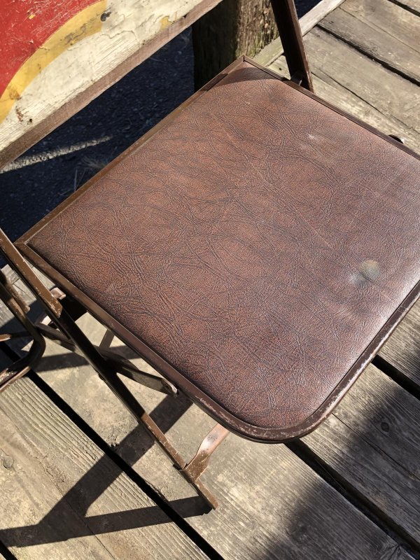 画像4: Vintage USA Metal Folding Chair Packer7 (B385)