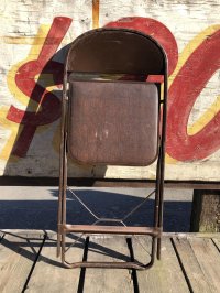 Vintage USA Metal Folding Chair Packer7 (B384)