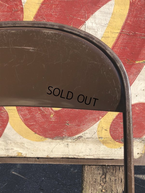 画像10: Vintage USA Metal Folding Chair Packer7 (B384)