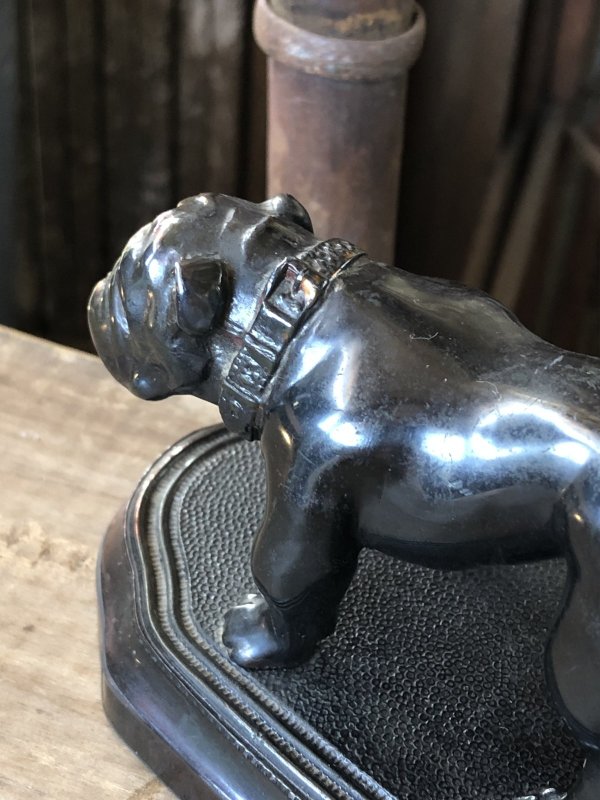 画像8: Vintage Metal Bulldog Bookend Statue (R386)