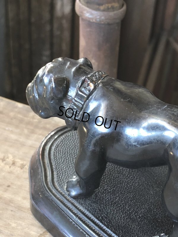 画像8: Vintage Metal Bulldog Bookend Statue (R386)
