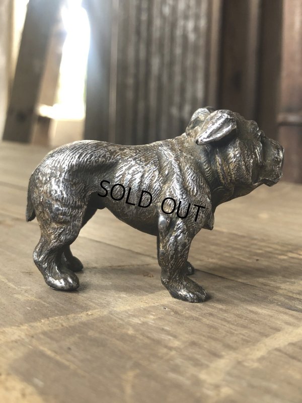 画像3: Vintage Bulldog Metal Paper Weight Statue (R387)