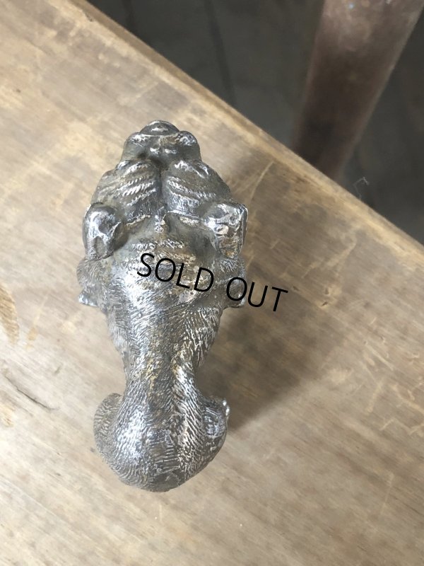 画像10: Vintage Bulldog Metal Paper Weight Statue (R387)