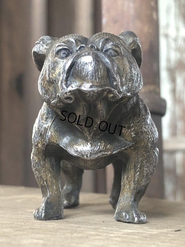 画像12: Vintage Bulldog Metal Paper Weight Statue (R387)