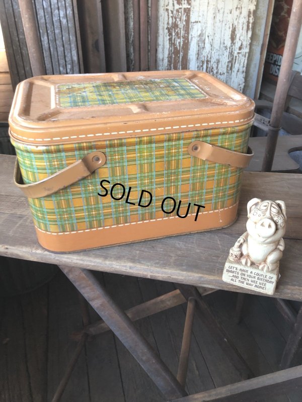 画像13: Vintage U.S.A. Metal Picnic Basket (R388)