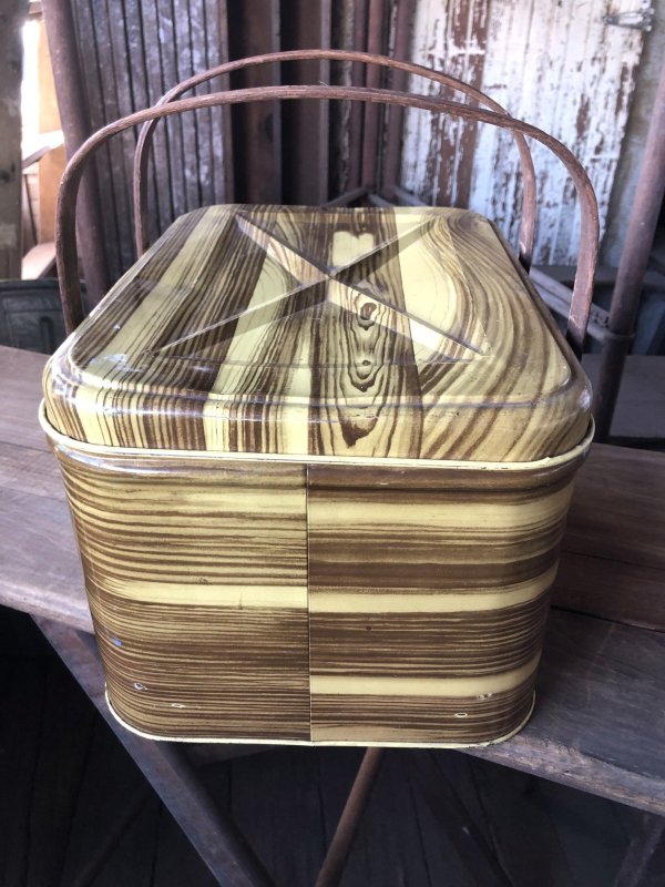 画像7: Vintage U.S.A. Metal Picnic Basket (R389)