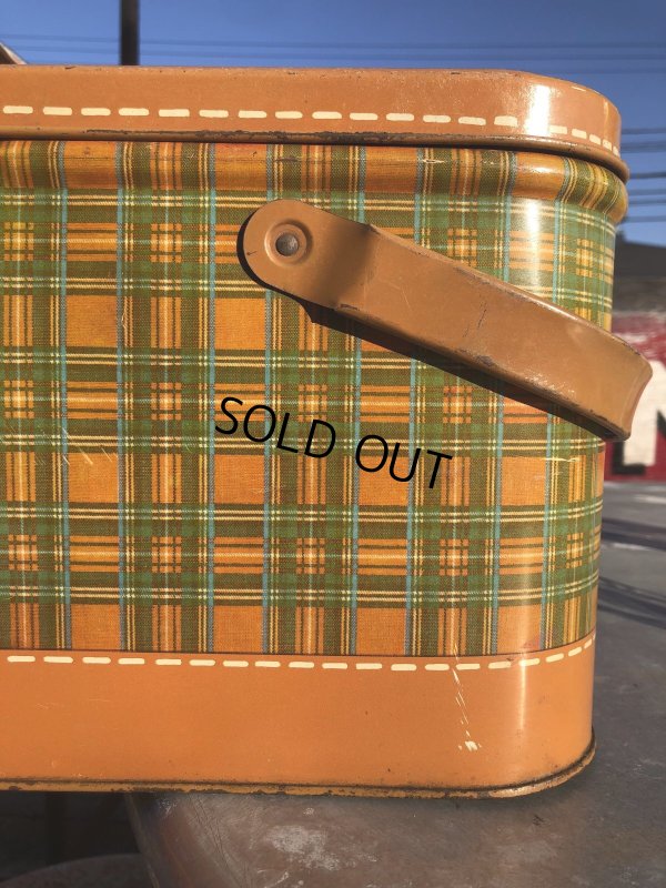 画像14: Vintage U.S.A. Metal Picnic Basket (R388)