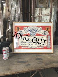 Vintage Budweiser Beer 1876-1976 100YEARS w/Frame (R393)
