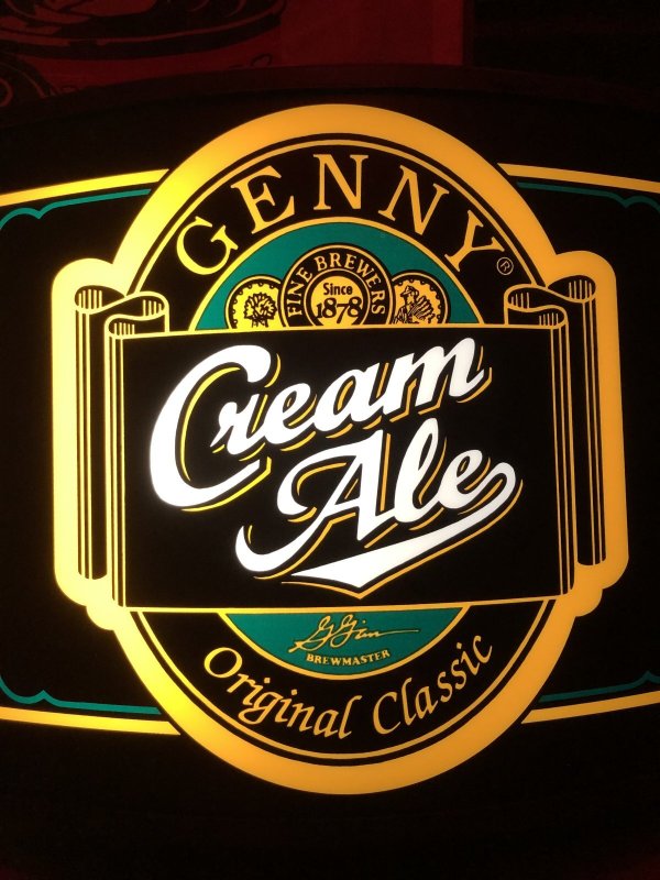 画像22: Vintage Advertising Genesee Beer Genny Cream Ale Store Display Light Sign (R396)