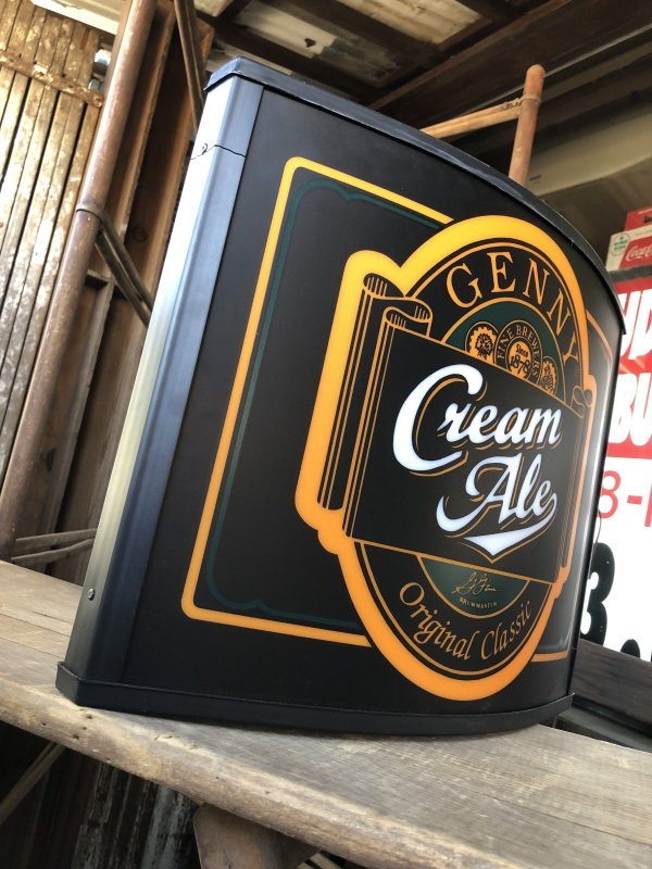画像8: Vintage Advertising Genesee Beer Genny Cream Ale Store Display Light Sign (R396)