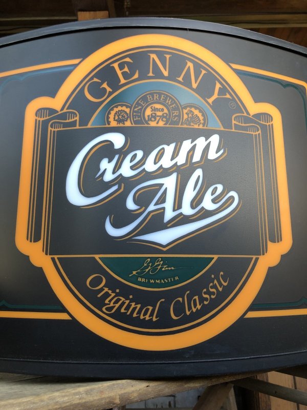 画像19: Vintage Advertising Genesee Beer Genny Cream Ale Store Display Light Sign (R396)