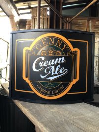 Vintage Advertising Genesee Beer Genny Cream Ale Store Display Light Sign (R396)