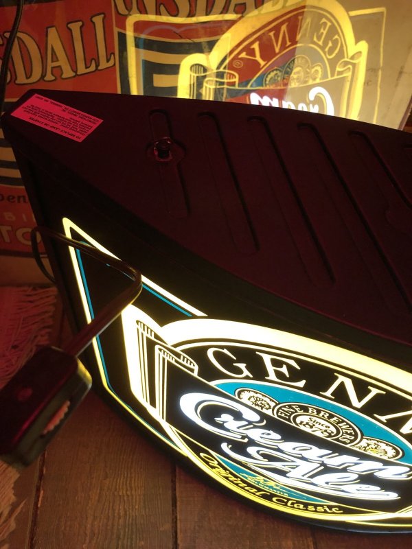 画像20: Vintage Advertising Genesee Beer Genny Cream Ale Store Display Light Sign (R396)