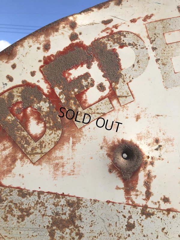 画像8: 【店舗引き取り限定】 Vintage CHAMPION SPARK PLUG SERVICE GAS STATION Sign Bullet Holes Huge ! (R403) 