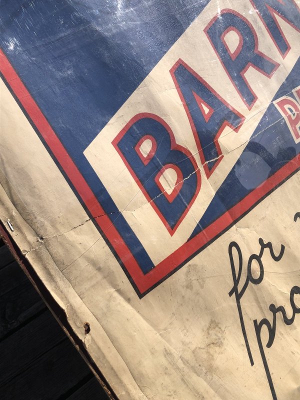画像15: 【店舗引き取り限定】 Vintage Barnsdall Motor Oil Store Display Poster Sign RARE !!! (R404) 