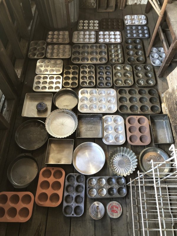 画像6: Vintage USA EKCO Metal Kitchenware Cupcake Muffin Tin Pan (R408)