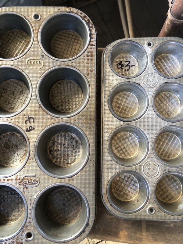 画像4: Vintage USA EKCO Metal Kitchenware Cupcake Muffin Tin Pan (R412) 