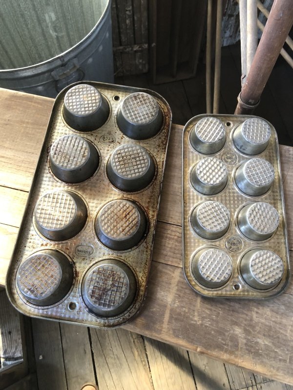画像6: Vintage USA EKCO Metal Kitchenware Cupcake Muffin Tin Pan (R412) 