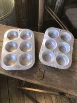 Vintage USA MIRRO Kitchenware Cupcake Muffin Tin Pan (R415) 