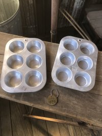 Vintage USA MIRRO Kitchenware Cupcake Muffin Tin Pan (R415) 