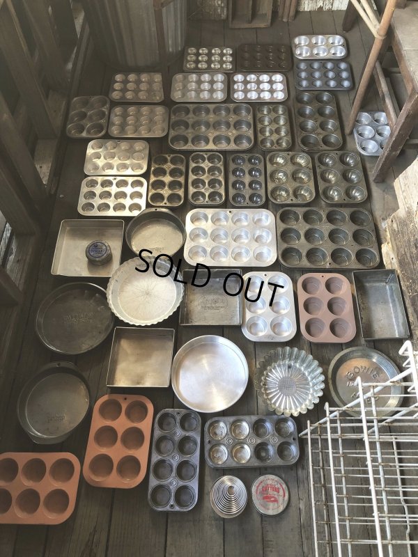画像7: Vintage USA EKCO Metal Kitchenware Cupcake Muffin Tin Pan (R407) 