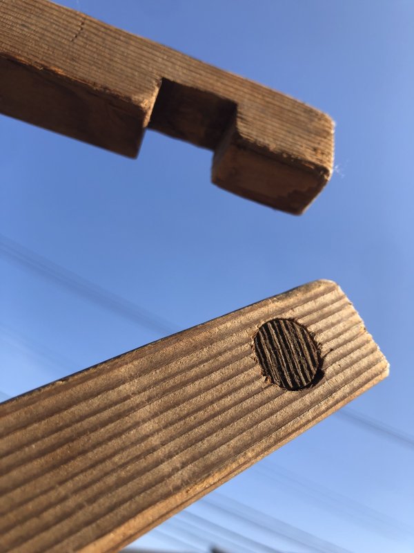 画像23: 【店舗引き取り限定】 Vintage Wooden Clothes Drying Laundry Folding Rack (R419)