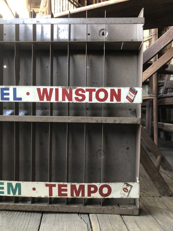 画像7: 70s Advertising Cigarette Store Display Metal Rack Camel Winston Salem Tempo20 (R420) 